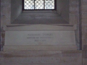 The final resting place of Alexander Dumas